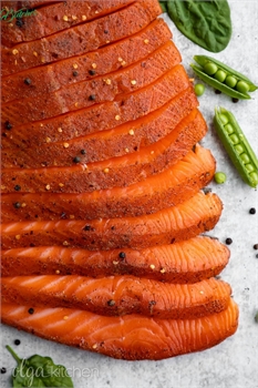 Smoked Salmon / Cá Hồi Hun khói cắt lát 