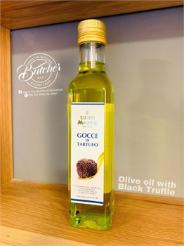 Olive oil with black truffle/ Dầu olive nấm truffle đen