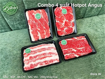COMBO LẨU BÒ ANGUS TỔNG 800GR