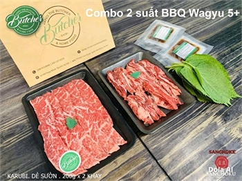 COMBO NƯỚNG WAGYU ÚC TỔNG 400GR THỊT