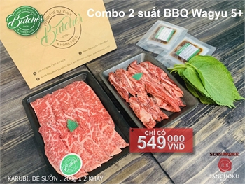 [Wagyu] Combo BBQ 2 người - 549K